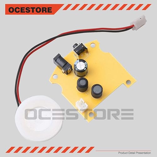Miniatura 3 de OCESTORE Paquete de 2 DC 3.7V-12V D20mm 113KHz ultrasónico Mist Maker atomización Maker módulo DIY humidificador con módulo PCB
