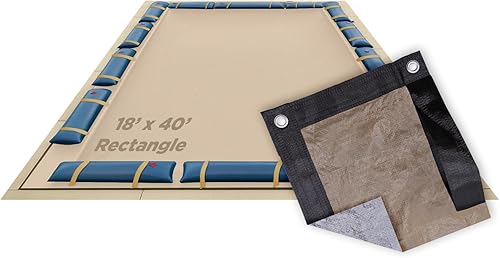 Vista 116 de Buffalo Blizzard - Funda de invierno para albercas rectangulares de suelo. Verde Supremo/Negro