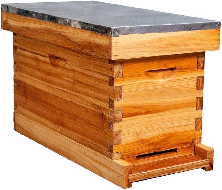 GANAZONO Beehive Shelf / Holder – 2pcs, Stainless Steel, 46x17x10cm, For Hive Lifting & Storage