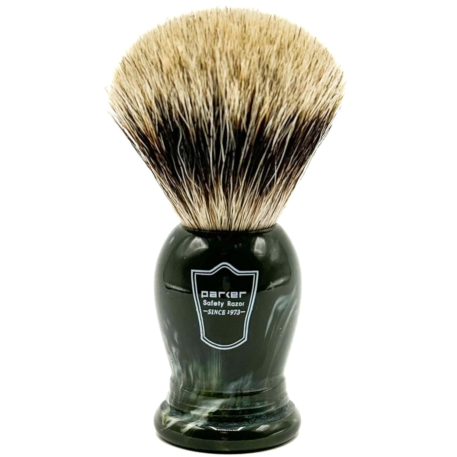 Parker Safety Razor Tamaño Del Rey 100% Tejón Puro Cerda brocha de afeitar - Pincel Soporte incluido W