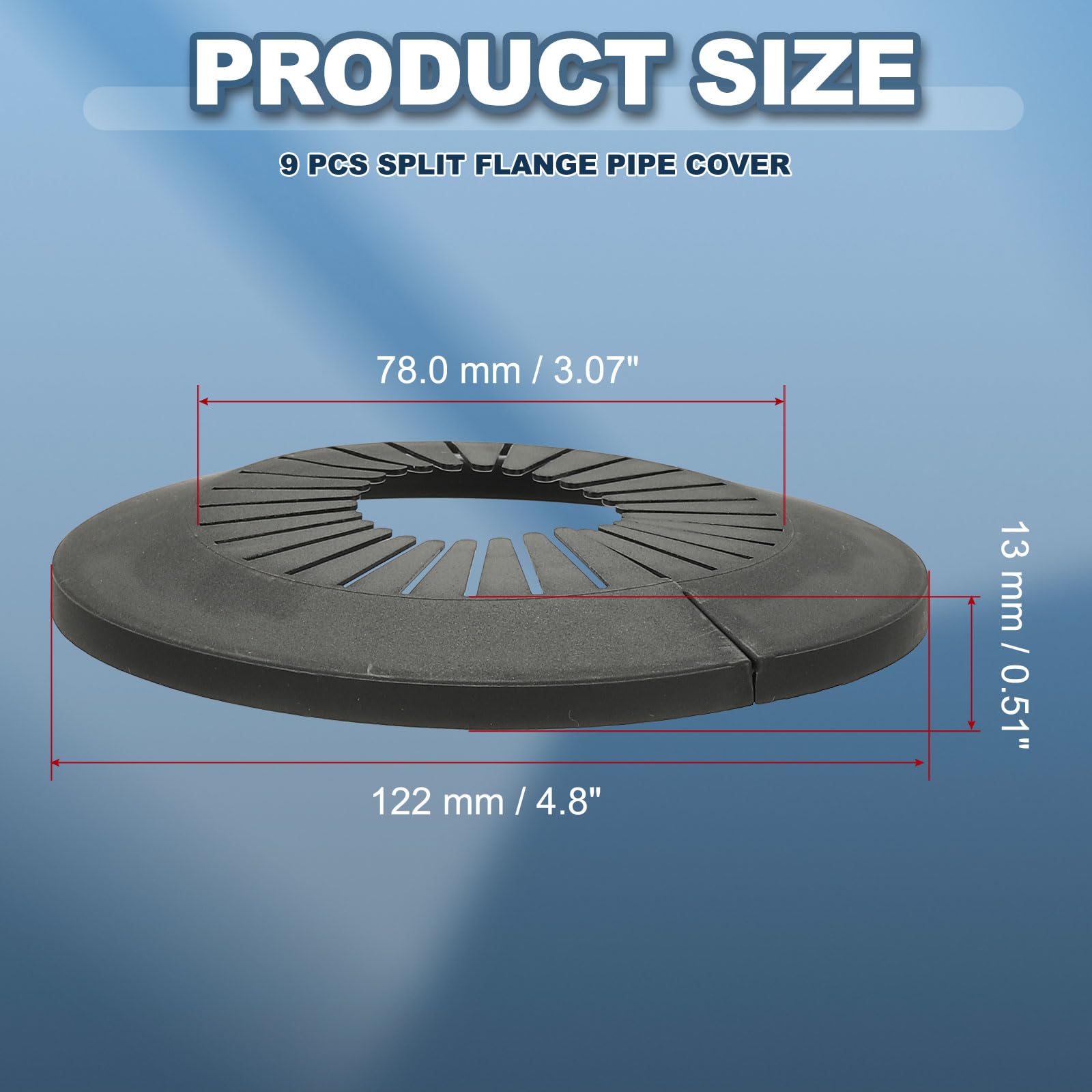 PATIKIL 78mm Plumbing Cover Plates - Image 2
