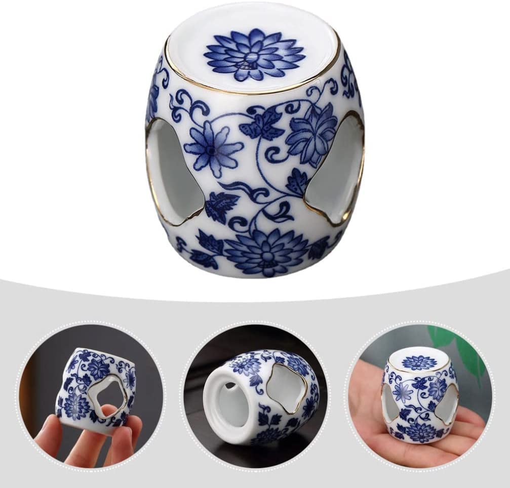 świece zapachowe świece woskowe Ceramiczny podgrzewacz do świec, wosku, kominek aromaterapii, dyfuzor olejków aromaterapeutycznych, uchwyt na pokrywkę filiżanki, garnka, podgrzewacze