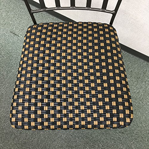 アイアンラタン調チェアー2脚セット・アウトレット 4枚目