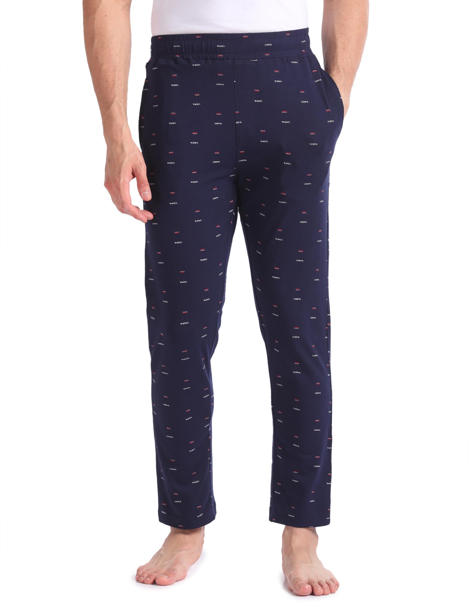 u.s. polo assn. Men's Regular Fit Mid Rise Track Pant-picture-35