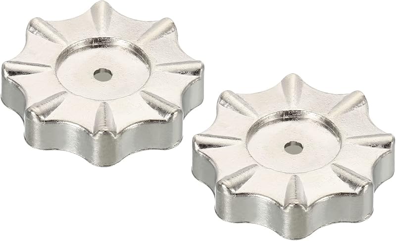 Kit com 2 Manoplas Redondas para Manifold de Ar-Condicionado, Encaixe Quadrado de 6,6 mm, Liga de Zinco PATIKIL