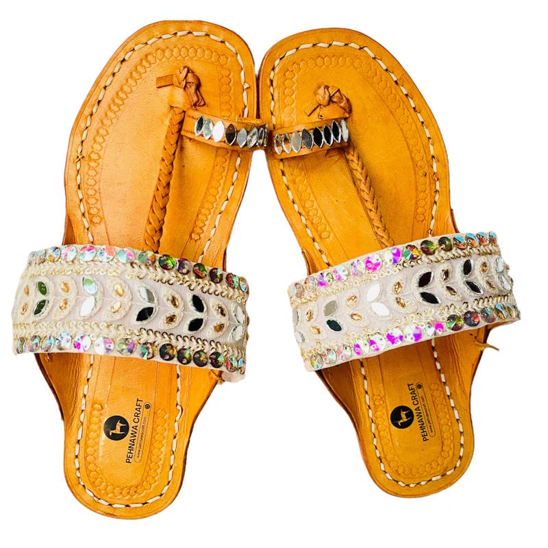 Periwinkle Kolhapuri, stylish, origioanl leather kolhapuri-image-10