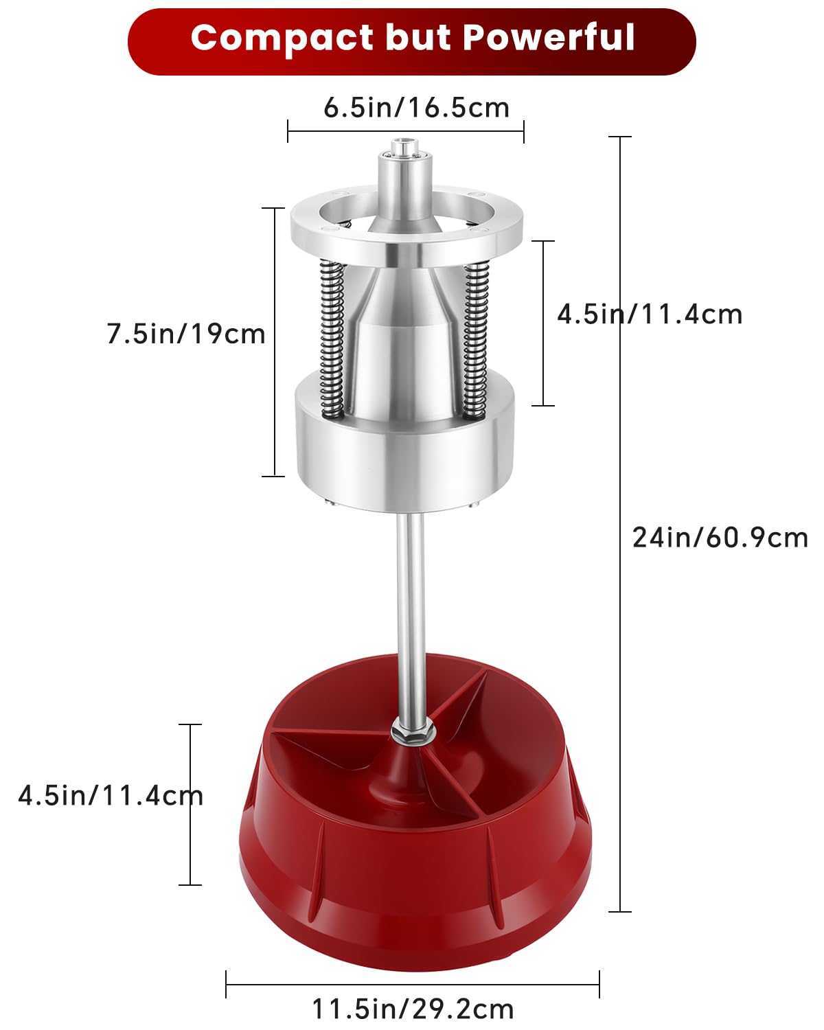 ATPEAM Bilanciatore Portatile della Ruota della Bolla dei mozzi Pesanti Balancer della Gomma della Ruota del Bordo della Bolla livellatrice della Gomma della Ruota del Cerchio per Il bilanciatore di