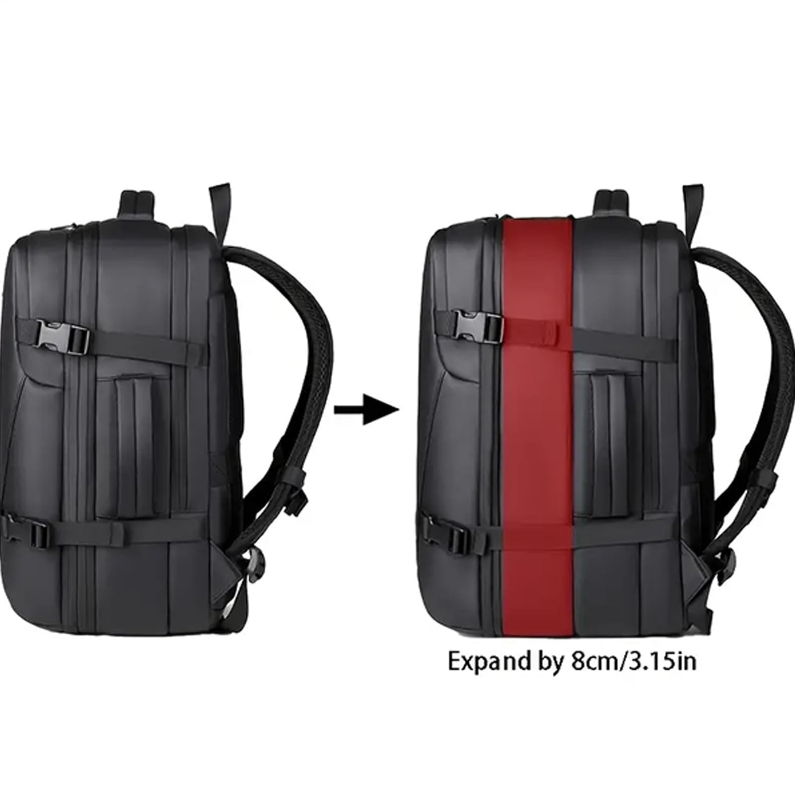 Zaino Bagaglio a Mano A Scomparti Umido e Asciutto Separati Impermeabile | Tecnologia Air Compression per Studenti Uomo Donna Viaggio Palestra Sport Attività All'aperto