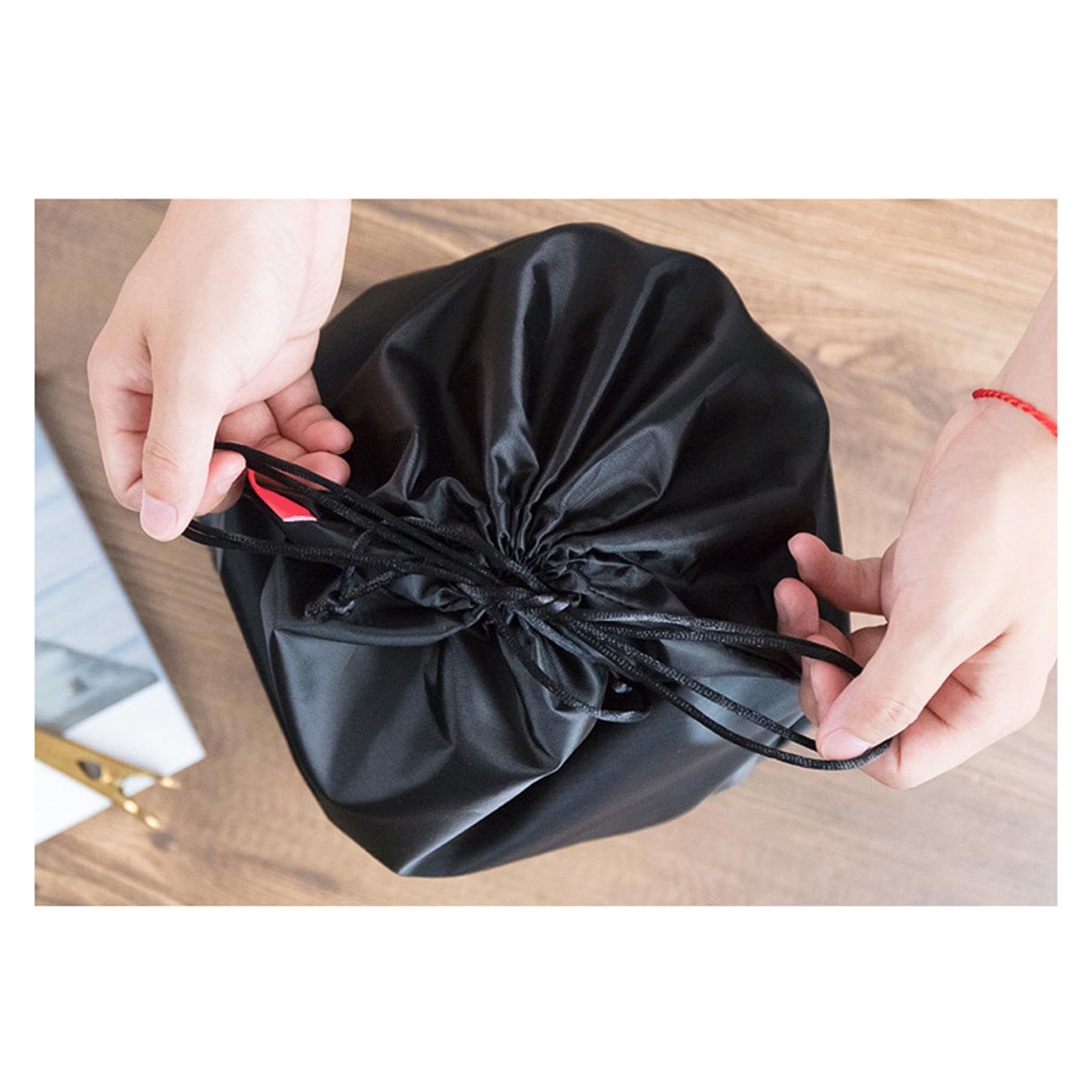 sourcing map Borsa portabiancheria con chiusura a coulisse, 71,1 x 101