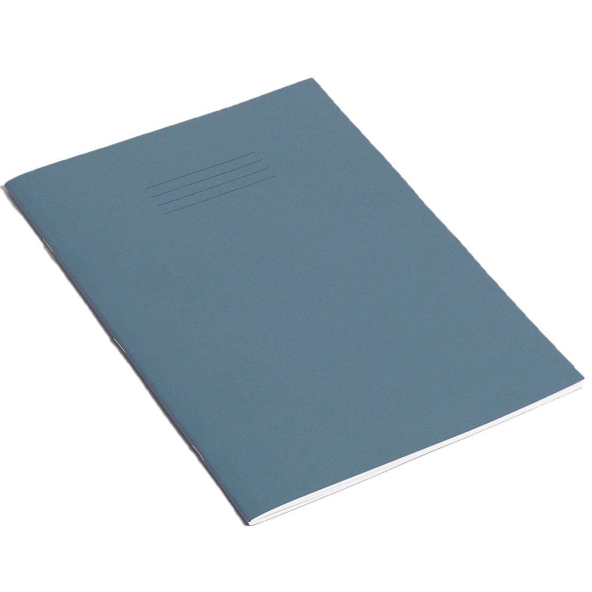 Rhino A4 Exercise Books, 64-Page / 8mm Lined with Blank Alternate Pages Notebook, 10-Pack