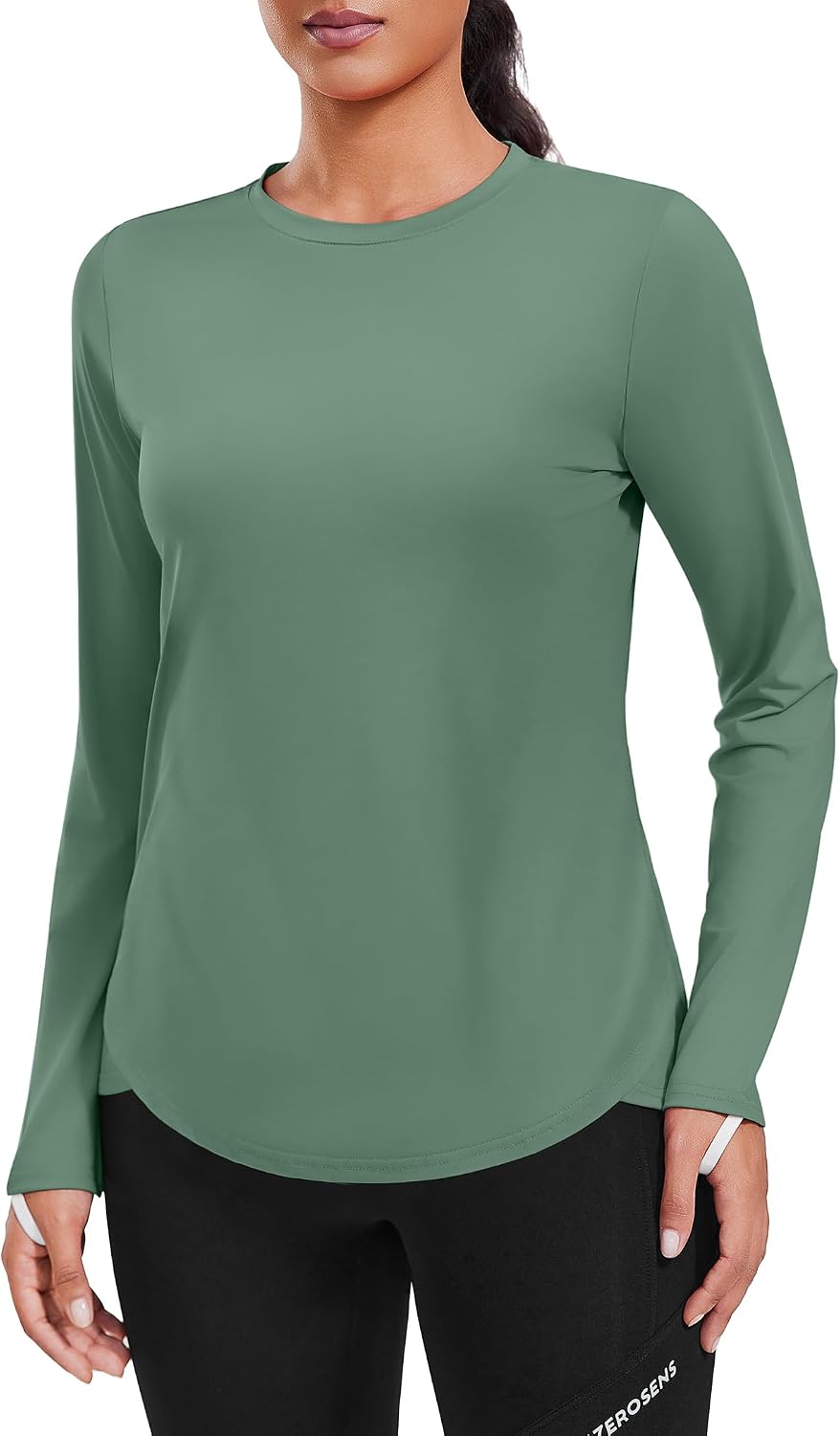 PINSPARK Women's Long Sleeve Quick Dry UPF 50+ Sun Shirt