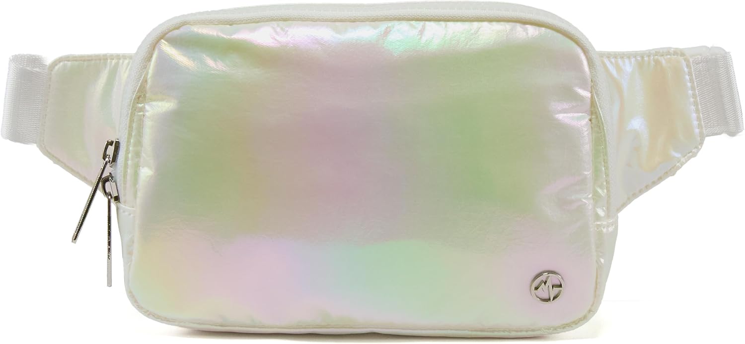 Pander Belt Bag Large 2L, Nylon Fanny Pack Purse for Women and Men with Adjustable Strap