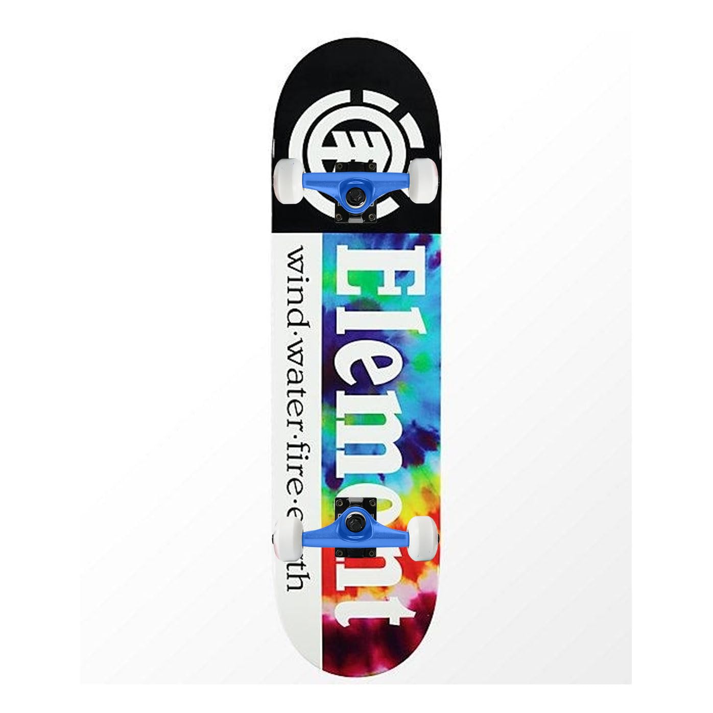 Element Skateboard Assembly Tie Dye Section 8.0" x 31.75" Complete