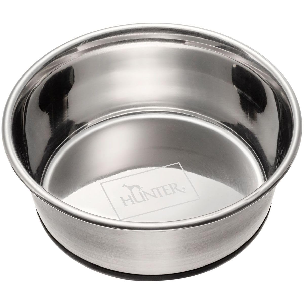 Amazon | HUNTER ステンレス ボウル L 1100ml 犬 猫 ペット用 滑り止め