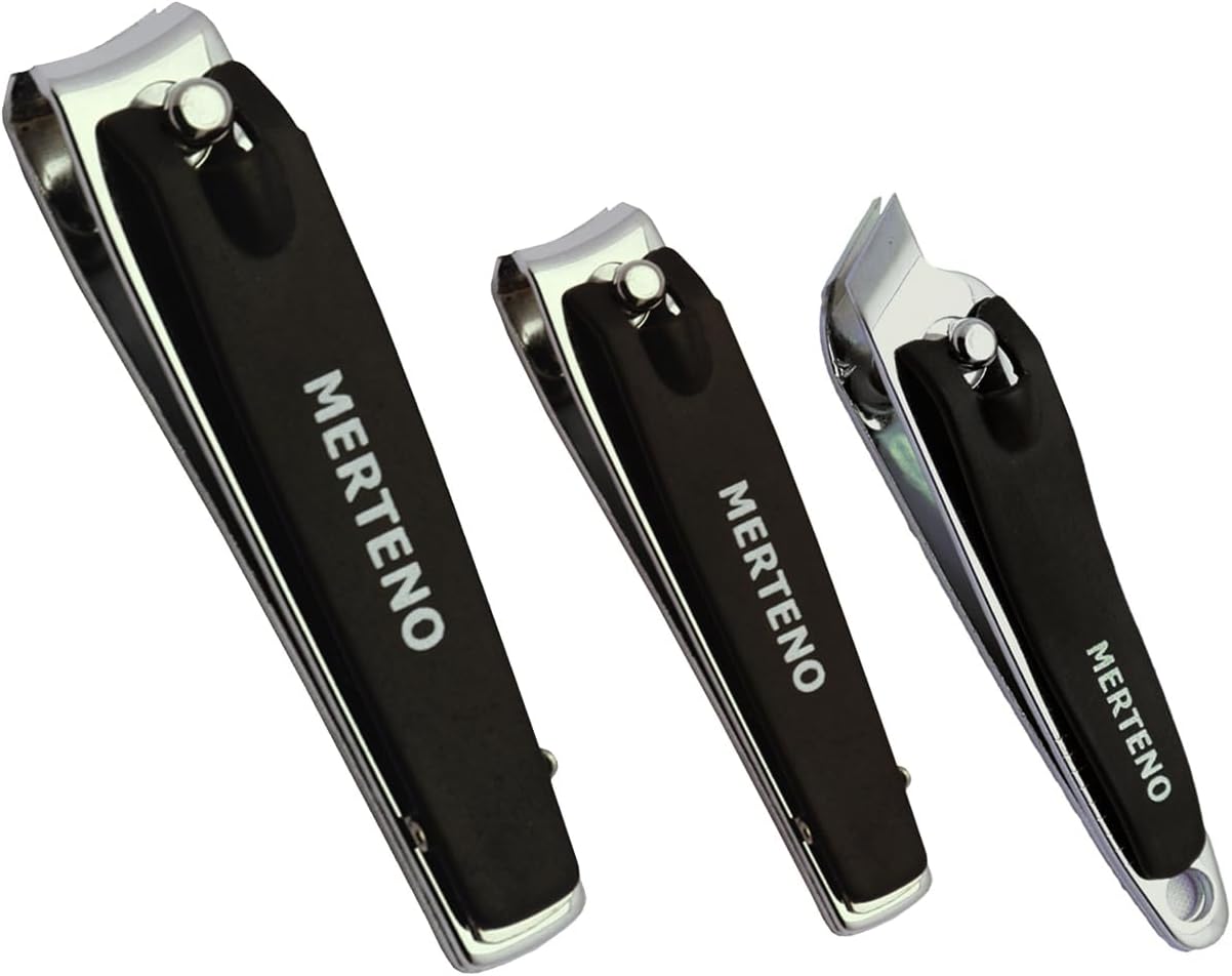 Professional Nail Clippers Set 3 Pack Premium Sharp