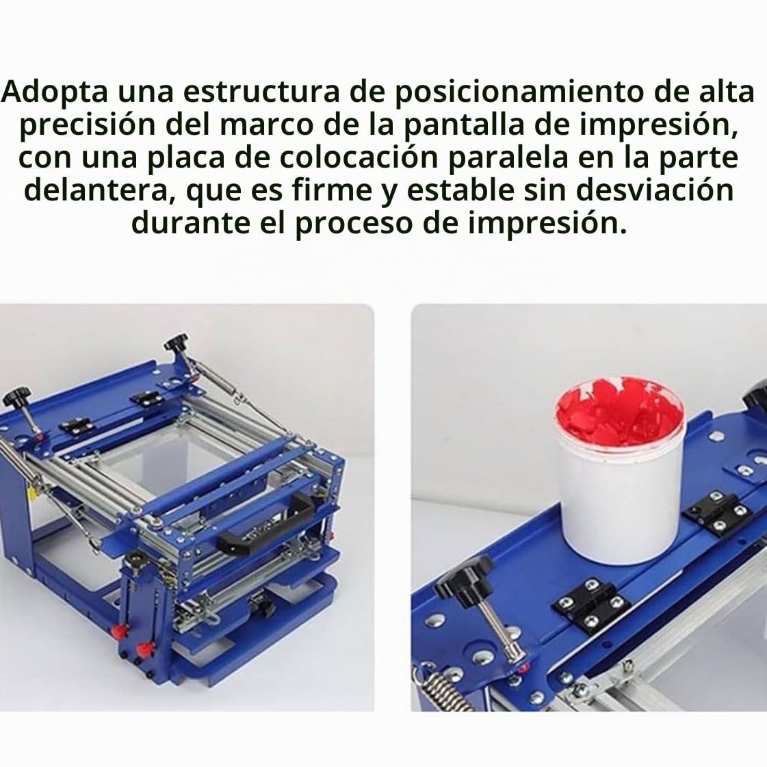 Máquina de serigrafía, máquina de serigrafía de Escritorio, área máxima de 16 * 14 cm, Prensa de serigrafía Manual, con un diámetro de Menos de 80 mm, para Ropa, Telas, Metales