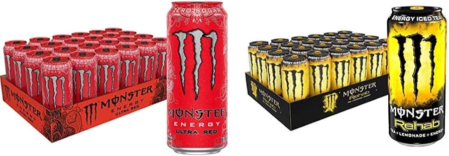 Amazon.com : Monster Energy Ultra Red, Sugar Free Energy ...