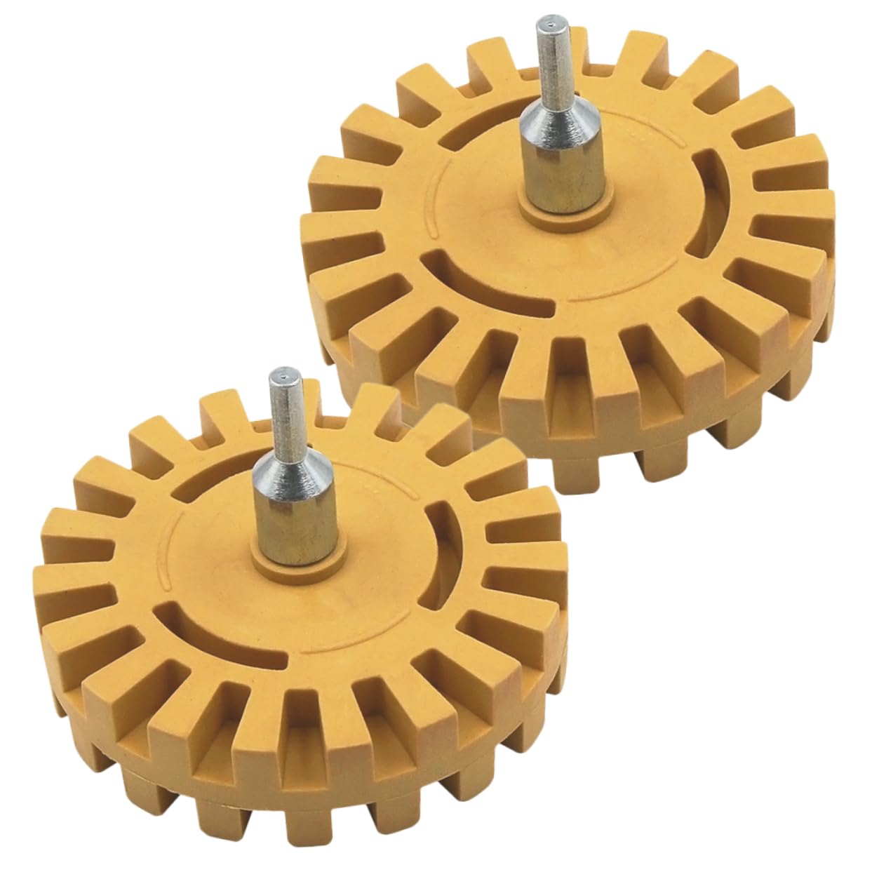 TOPBATHY 4 Set Rimuovere La Ruota Di Gomma Automobile Remover Di Decalcomanie Ruota Per La Rimozione Delle Decalcomanie Dispositivo Di Rimozione Del Nastro Gomma Da Cancellare 2 Pezzi*4