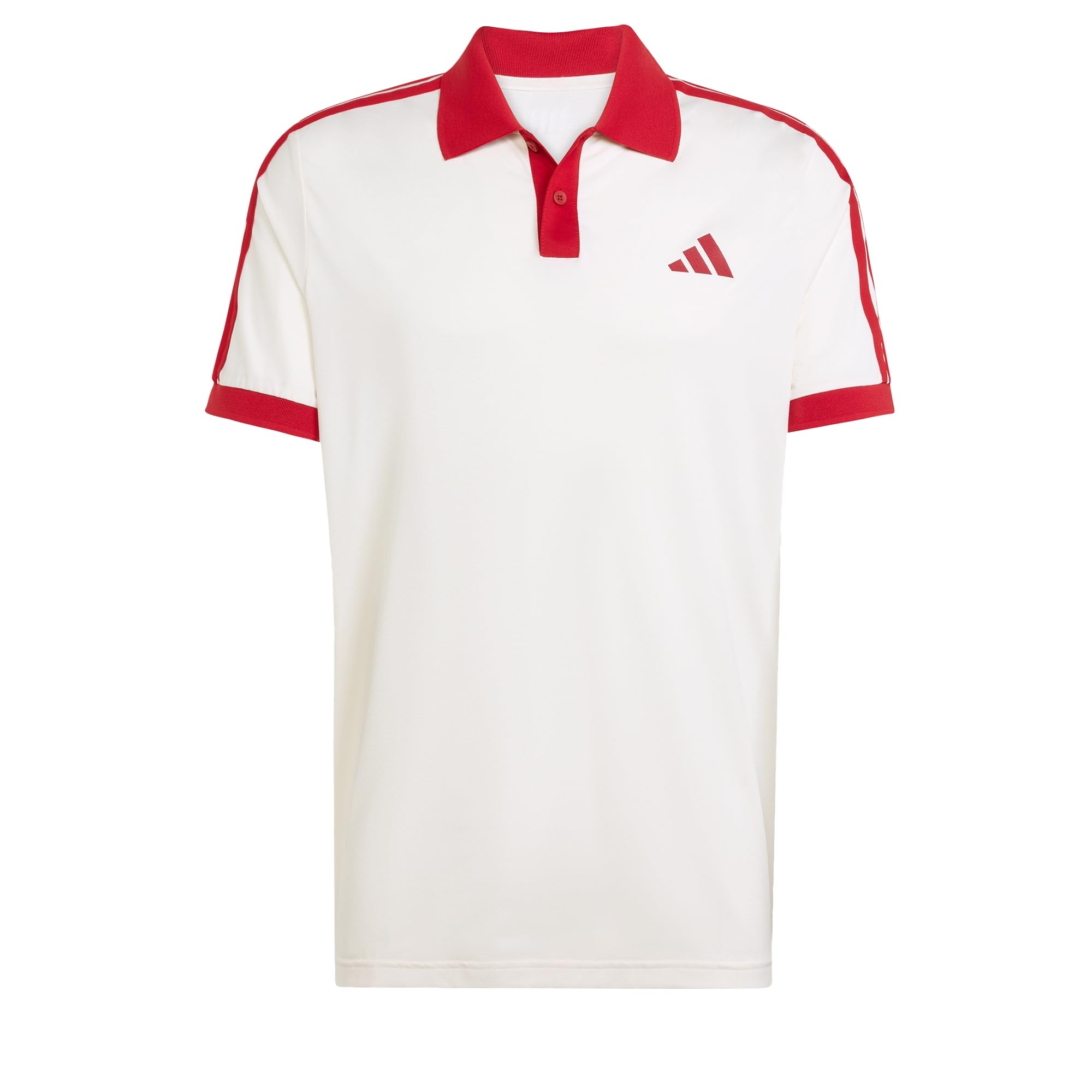 adidas Men's Tennis Classics Polo Shirt, Chalk White, S
