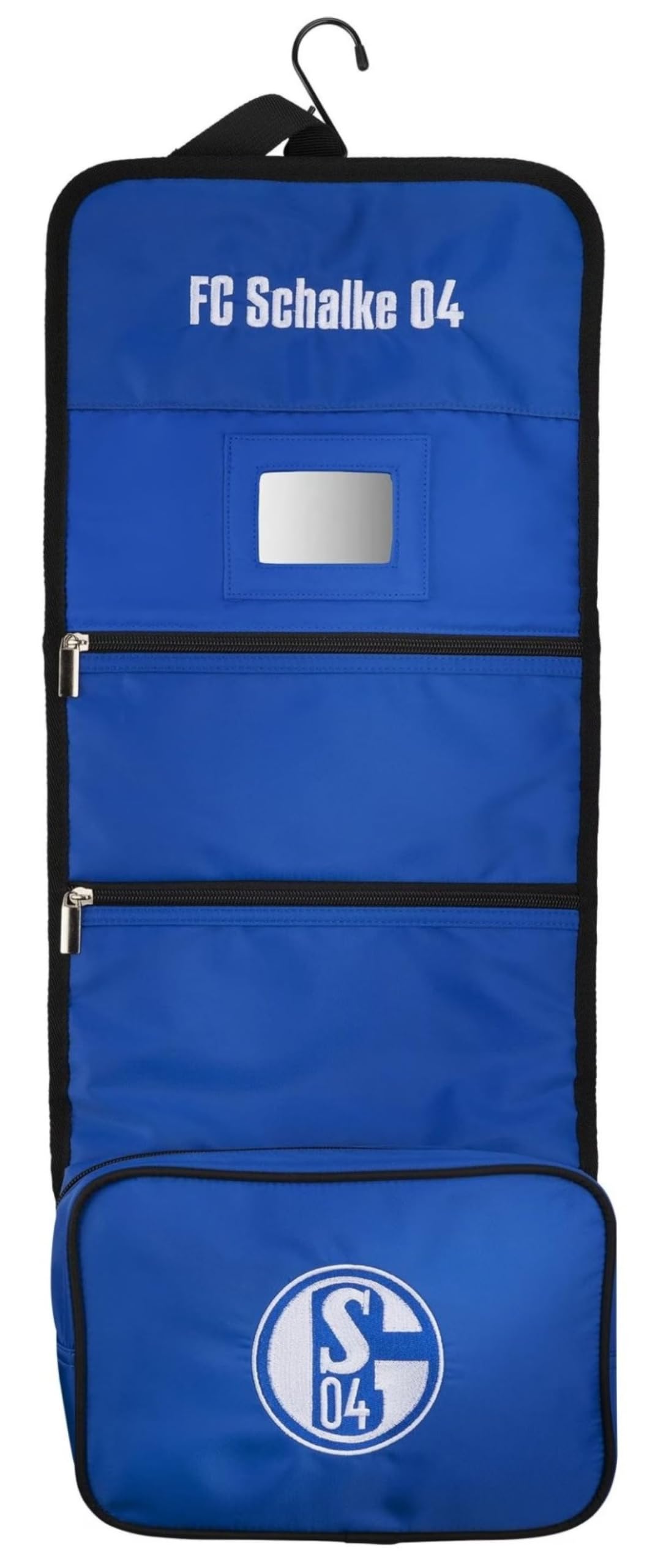 FC Schalke 04 Kulturtasche mit Haken | Waschtasche | Kulturbeutel | S04