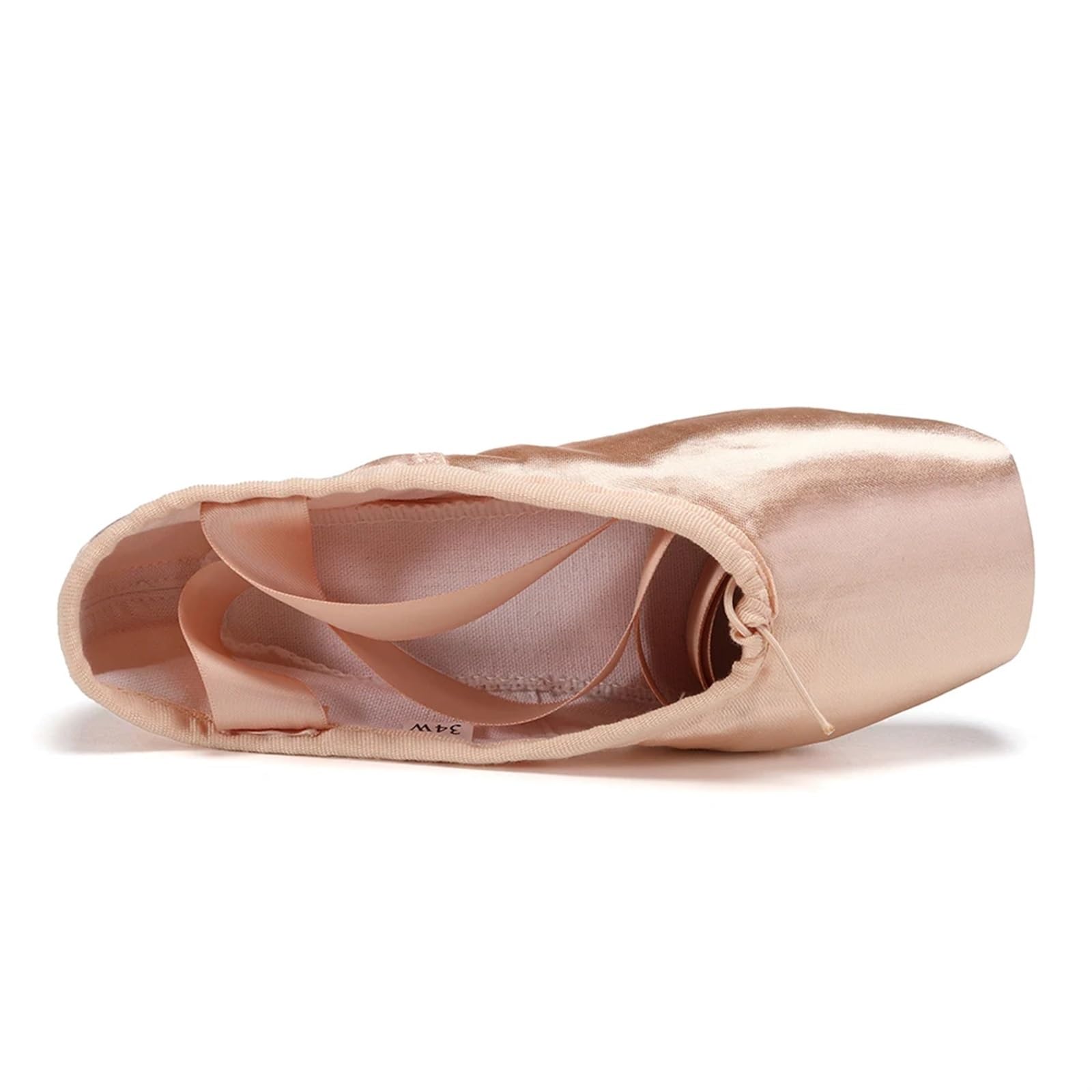 Ballettpantoffeln Ballettschuhe for Erwachsene, Mädchen, Ballett, Spitzenschuhe, professionell, mit Bändern, Schuhe der Serie Classic Woman Ballet Shoes(Black,35 (22cm))