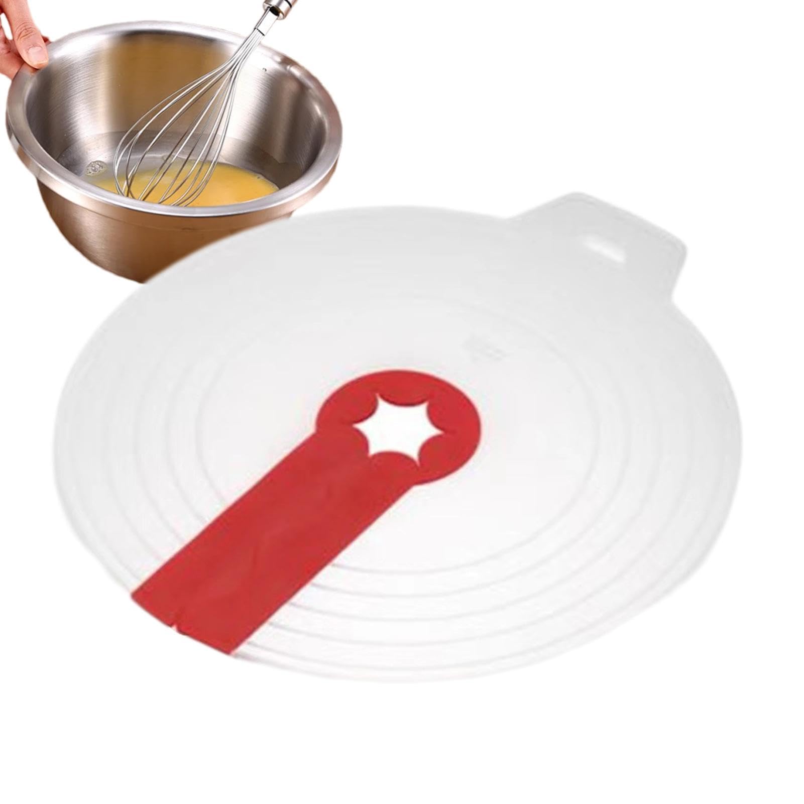 Paraspruzzi Silicone Antigrasso Per Padelle 25-30 Cm: Coperchio Pieghevole Da Cucina, Anti Schizzi E Facile Da Pulire