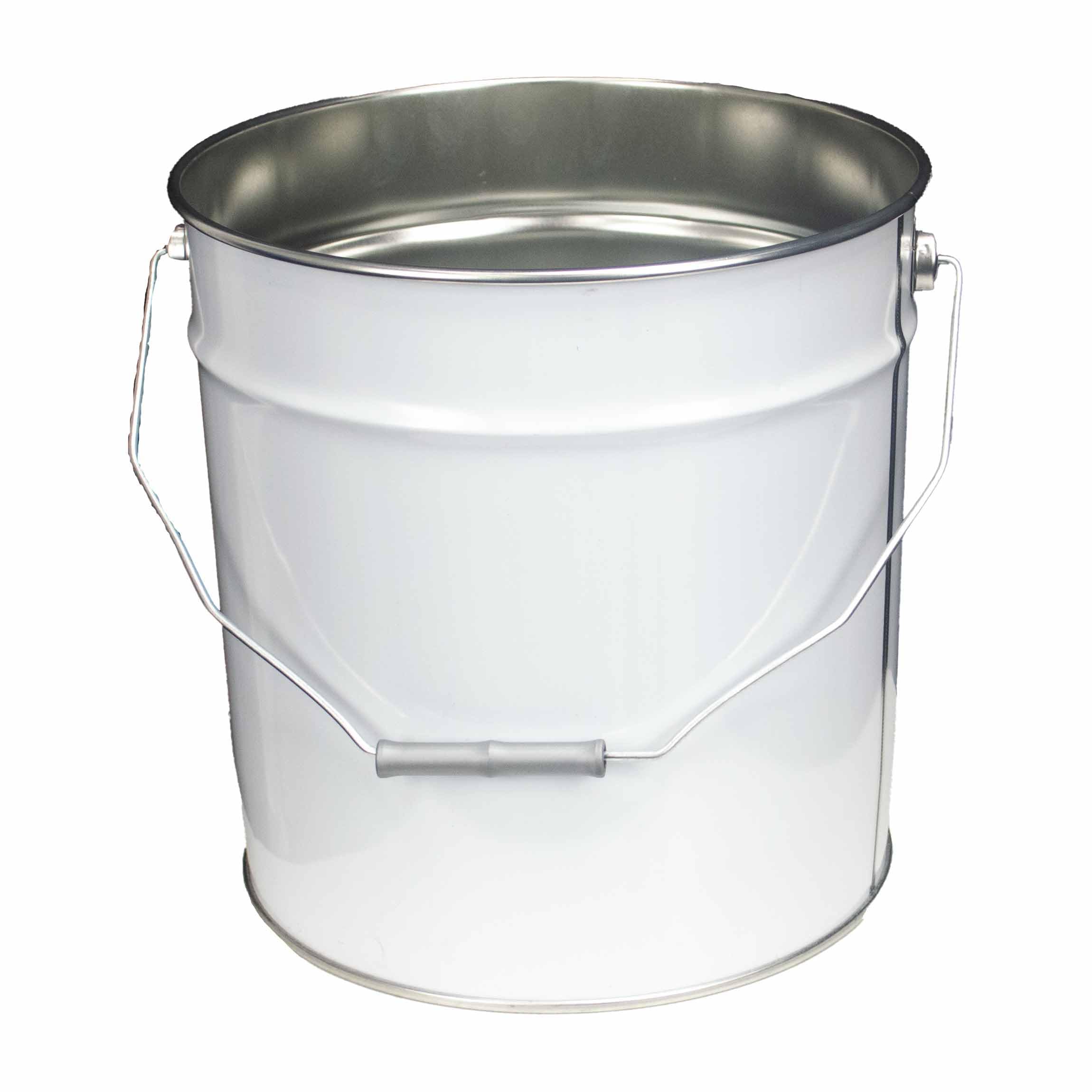 10 Liter Metal Pail Bucket With Lid 2.2 Gallon Liquid Packaging Empty Coated Can - View #12