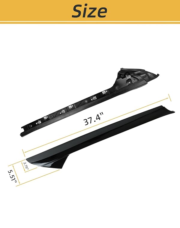 Flecto A-Pillar Molding Trim Outer & Inner Bracket Front Left Driver Side Compatible with Ford Explorer 2011-2019, Replaces 926-450 BB5Z-7803136-AB by Flecto - Used condition - Image 7