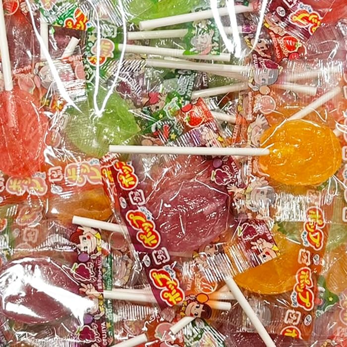 Amazon.co.jp: 不二家 ポップキャンディ【80個】 4種 業務用 大
