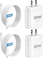 Vista 8 de Cargador para iPhone 17 16 15 cable de carga rápida de 10 pies, bloque de cargador USB C de 30 W para i Phone 15 16 16e 17 Air Plus Pro Max/iPad