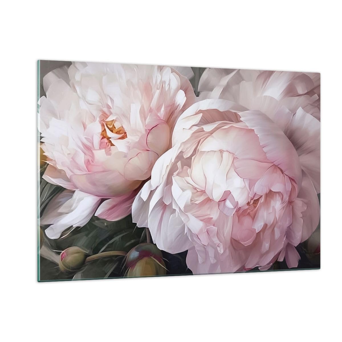Quadri Moderni su Vetro 120x80 cm Stampe da Parete Botanica Fiori - 5815