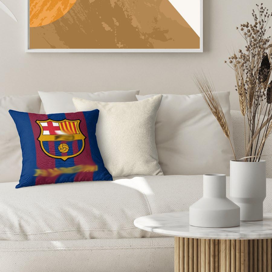 Miniatura 6 de FC-Barcelonana-Fundas de cojín de 18 x 18 pulgadas, fundas de cojín cuadradas decorativas modernas para sofá, dormitorio, sala de estar, automóvil