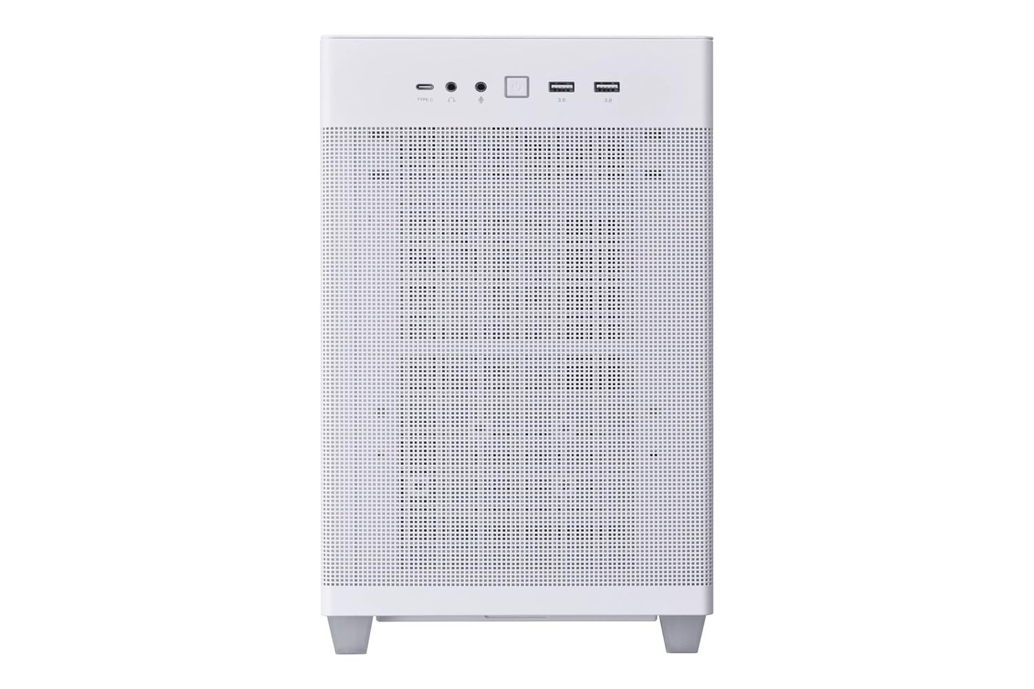 ASUS Prime AP201 TG, obudowa Micro-ATX, 33 litry, panele beznarzędziowe, prawie filtrująca siatka, uchwyt radiatora 360 mm, kompatybilny z kartami graficznymi do 338 mm i standardowym zasilaczem ATX,
