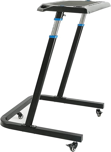 Multi Purpose Table with adjustable height. Ideal for cycling sessions, also as a standing or sitting desk.