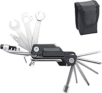 Vista 1 de USHAKE Kit de reparación multifunción portátil 20 en 1 para bicicleta con llaves hexagonales, palancas de neumáticos ligeras para ciclismo