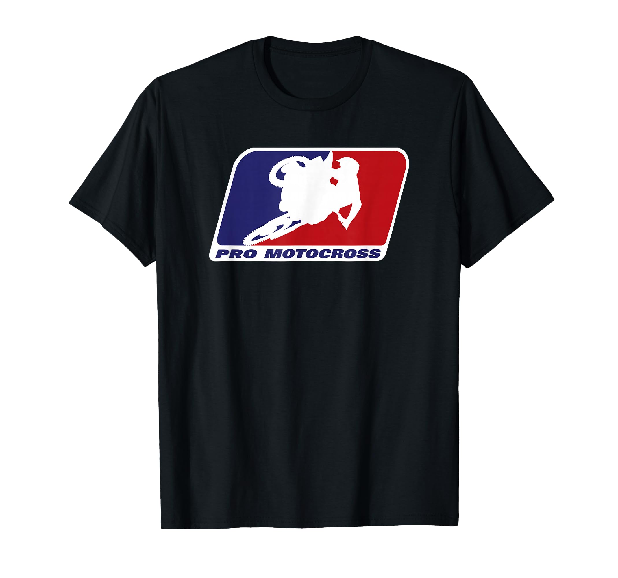 Motocross Pro Gift for Men Women Kids Blue & Red Dirt Bike T T-Shirt