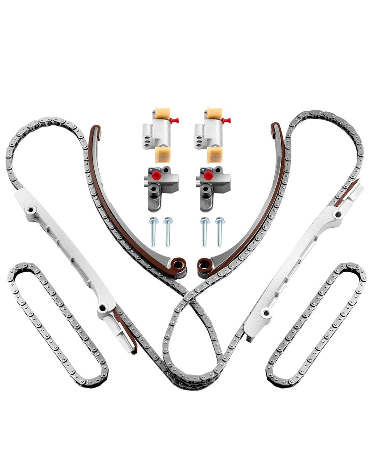 Amazon.com: SCITOO Engine Timing Chain Kit W/Tensioner Guide Rail