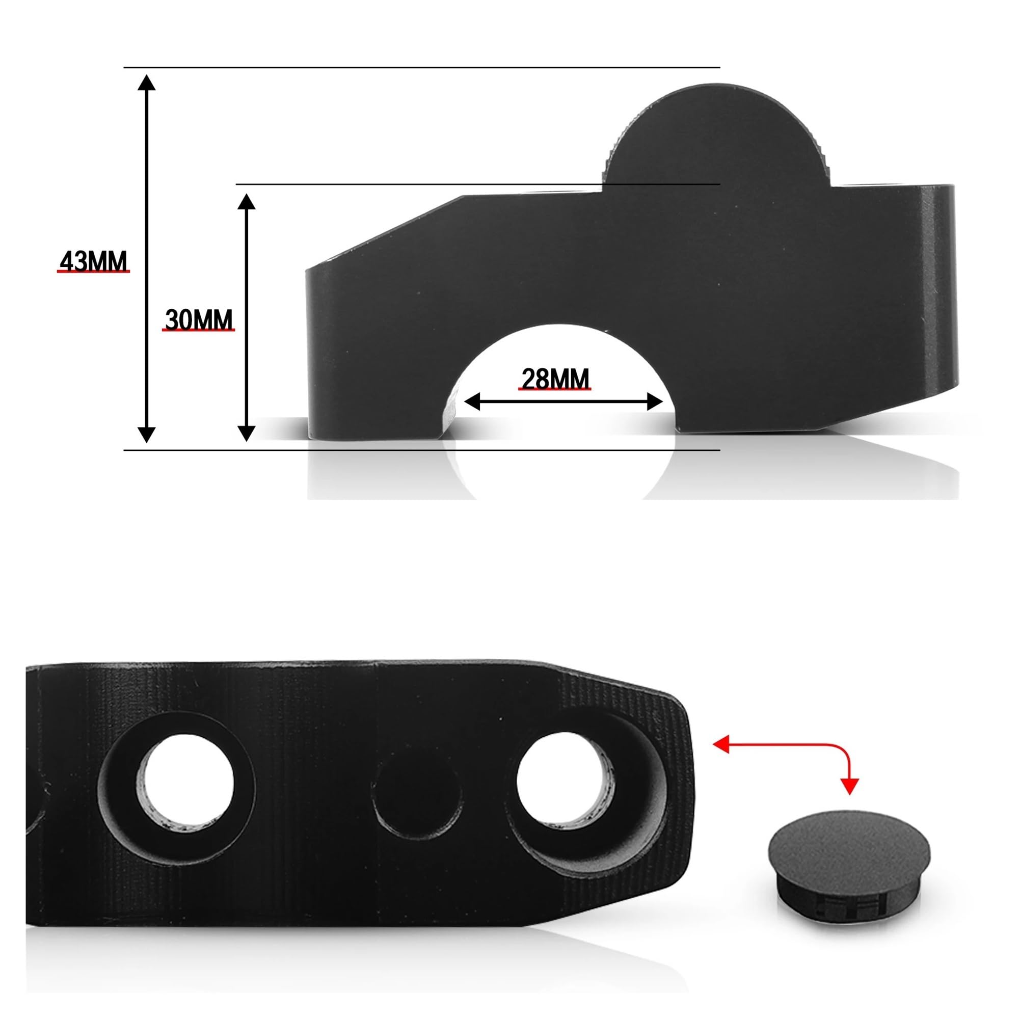 Motocicletta Riser Manubrio Per KOVE 800X 800 X 2023 2024-2025 T6 Adattatore Di Estensione Per Manubrio Per Motocicletta Per Kove 800x Parti Montaggio Del Morsetto Della Maniglia