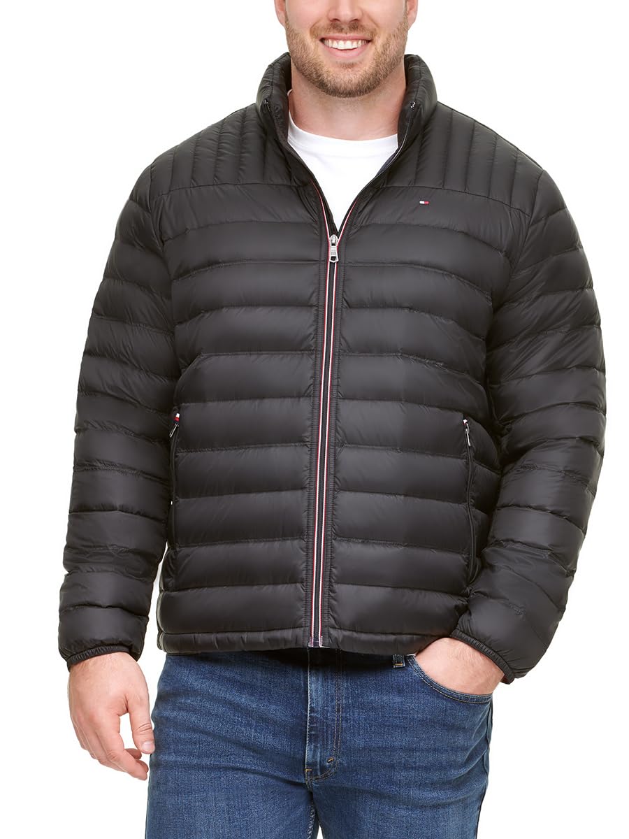 Tommy HilfigerMen's Ultra Loft Lightweight Packable Puffer Jacket (Standard and Big & Tall)