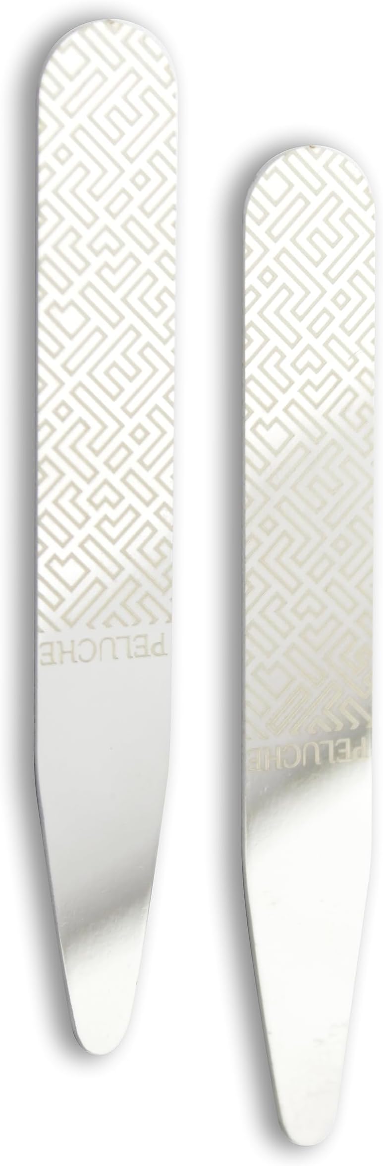 Peluche Silver Metal Collar Stays