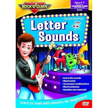 Toy Letter Sounds Dvd Childrens Books & Music Audio/Visual Rl-946 Rock N Learn Book