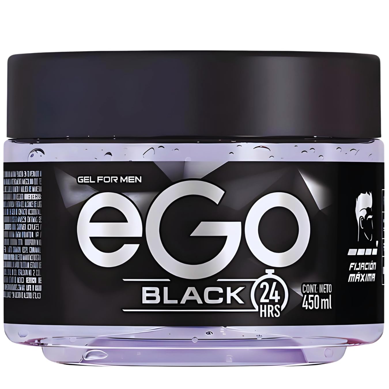 Gel eGo Black, 450 ML Gel Exclusively Made for Men with Irresistible Fragrance for Her (BLACK 450ML), Clear Gel eGo Black, 450 ML Gel Exclusively Made for Men with Irresistible Fragrance for Her (BLACK 450ML), Clear