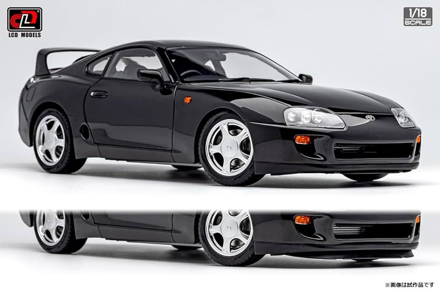 ミニカー 1/18 トヨタ スープラ Toyota Supra A80 LCD JZA80 2jz