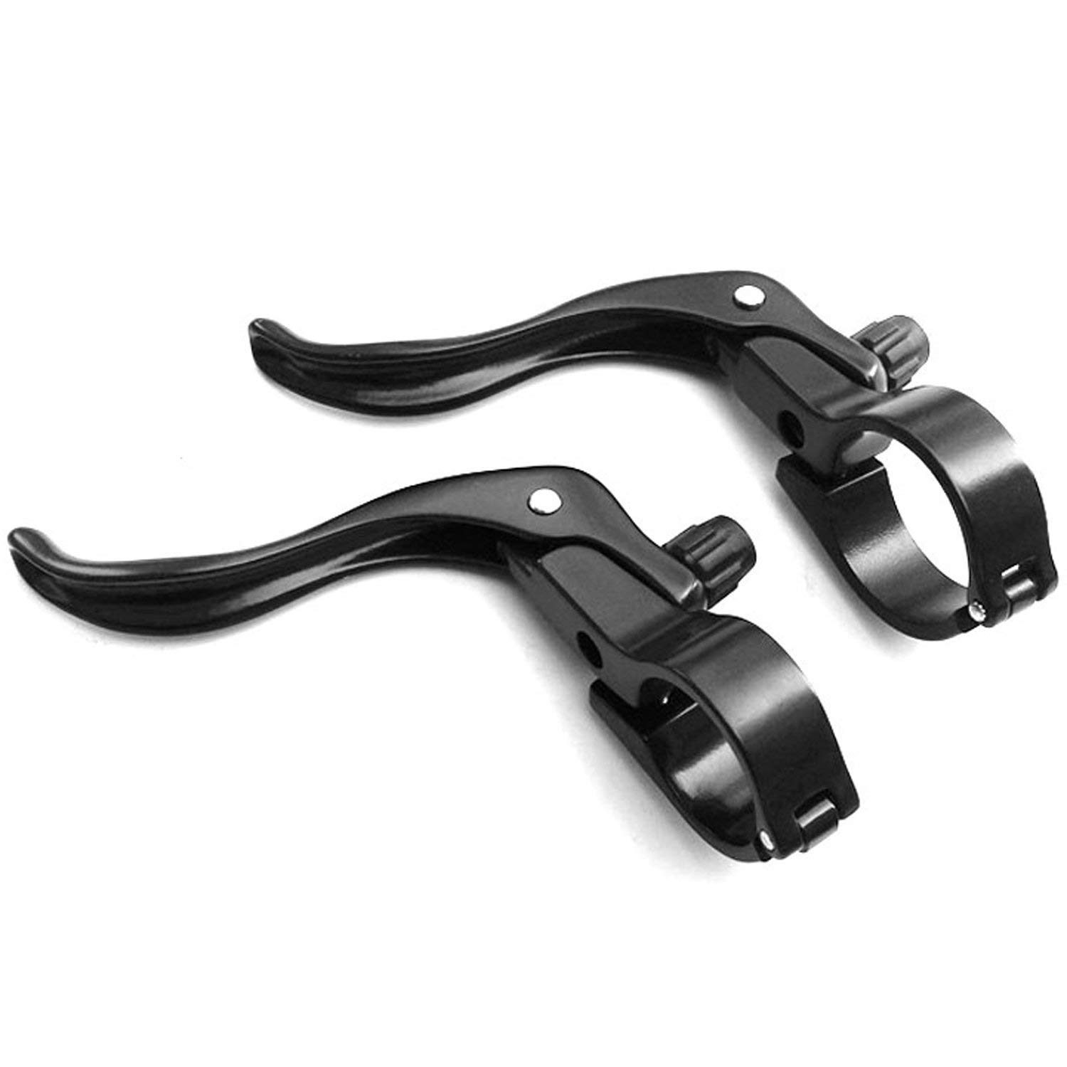 Levier De Frein Vélo Pignon Fixe - Alliage D'aluminium - Diamètre 22,2 Mm Ou 24 Mm - Noir - 1 Paire - 12