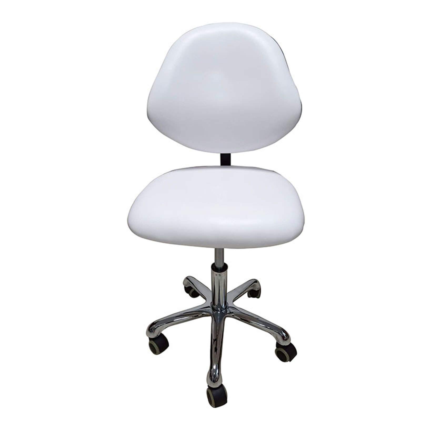 Sgabello a sella per clinica medica, sedia da medico, sedia per manicure di bellezza con sedile girevole, design ergonomico per il comfort in laboratorio e ospedaliero