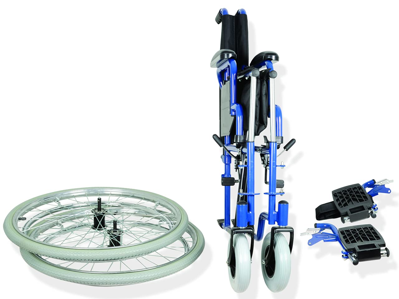 Carrozzina Oxford, seduta 51 cm, sedia a rotelle per anziani