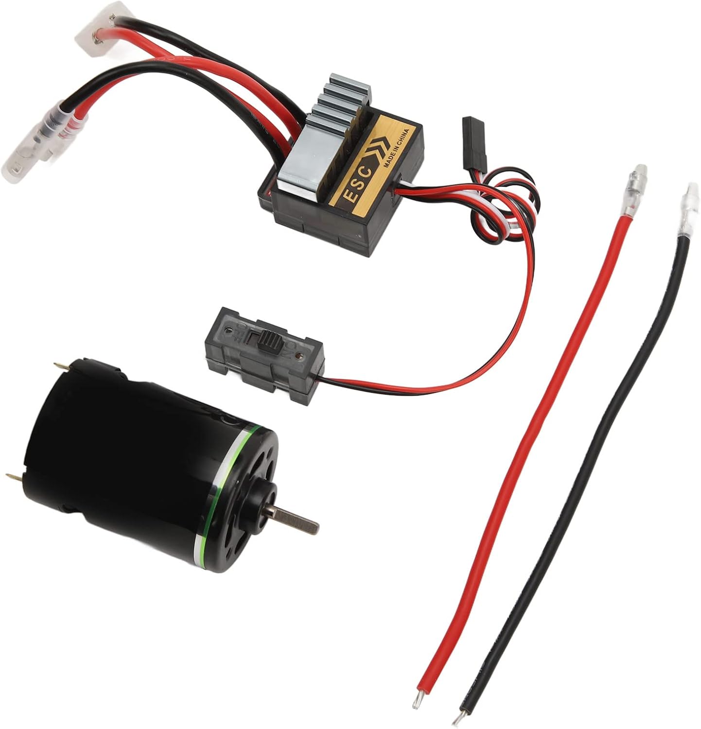 Amazon RC 電動モーター、マルチプロテクション安定性能 540 ブラシ付きモーター デュアルウェイベアリング 320A ESC