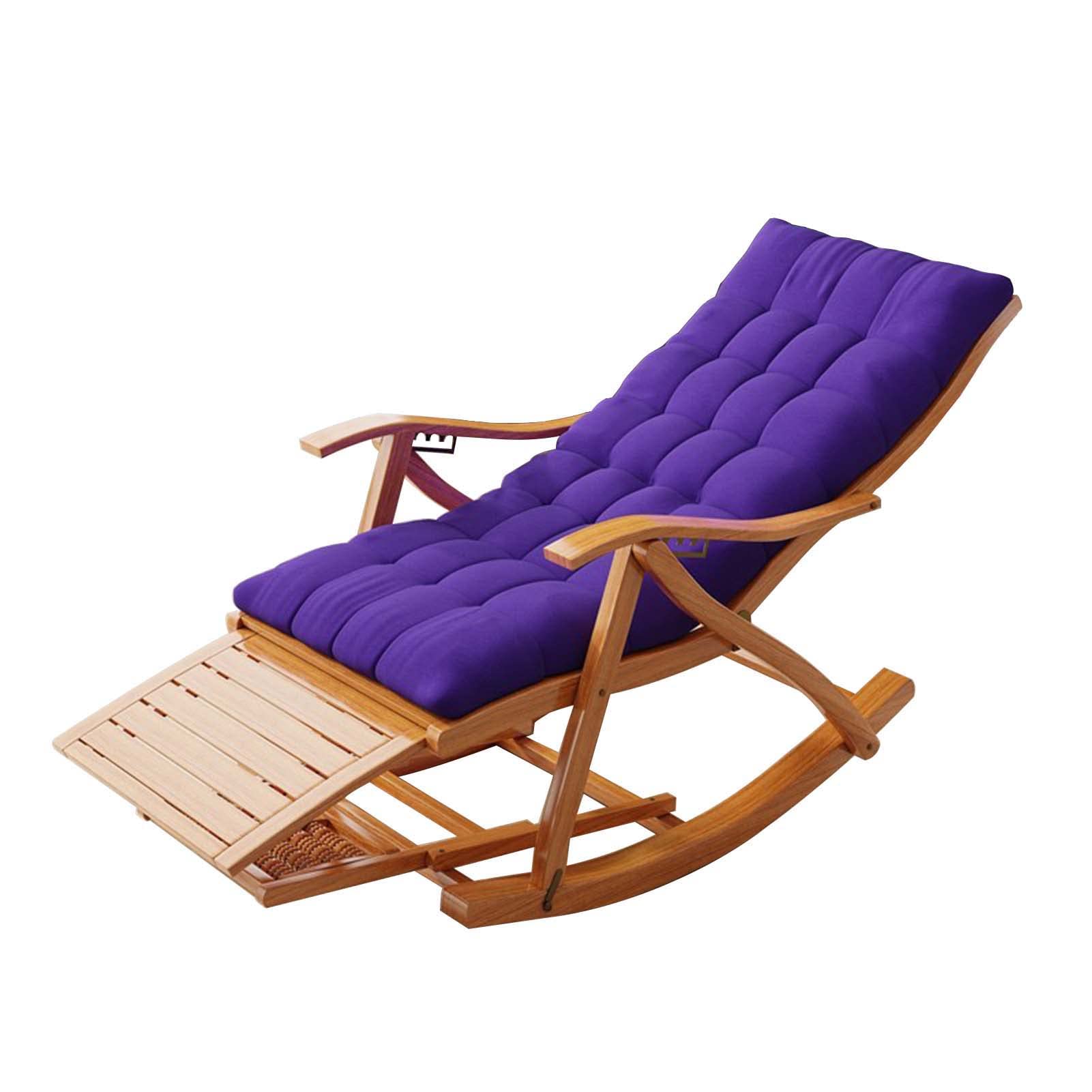 Amazon｜ロッキングチェア バンブーリクライニングチェアアウトドア