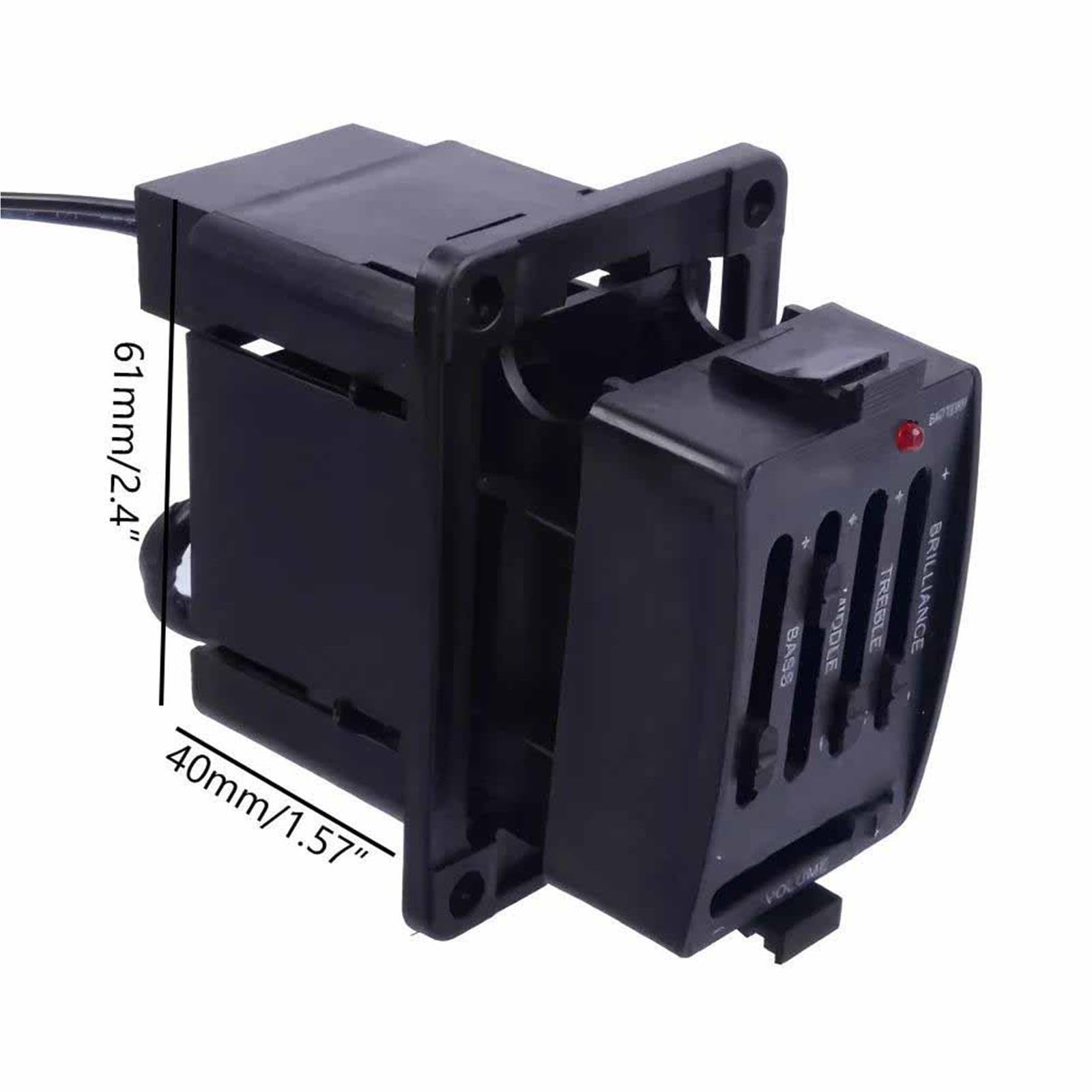 Przetwornik Gitary Akustycznej Korektor Tuner Pickup