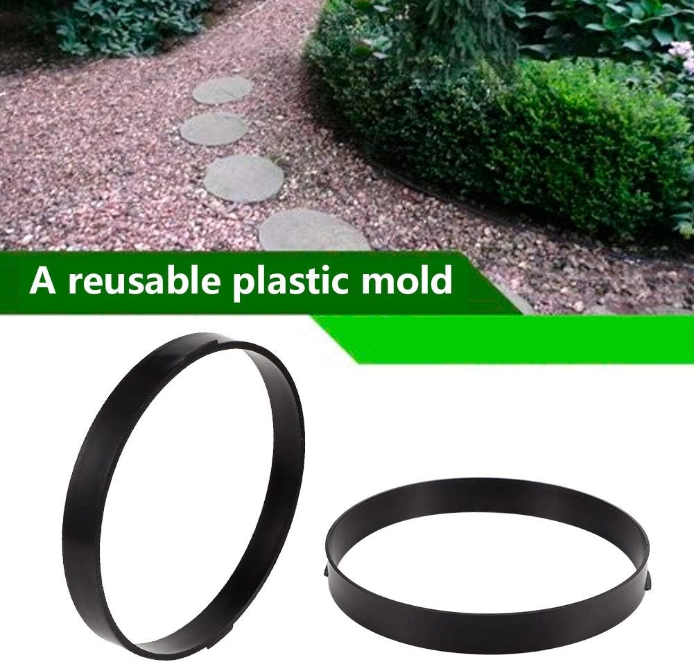 Paver, Concrete, Concrete Stamps Stepping Stone Brick Pavers DIY Round Walk Brick Concrete Paver, Walk Maker Concrete for Stepping Stones